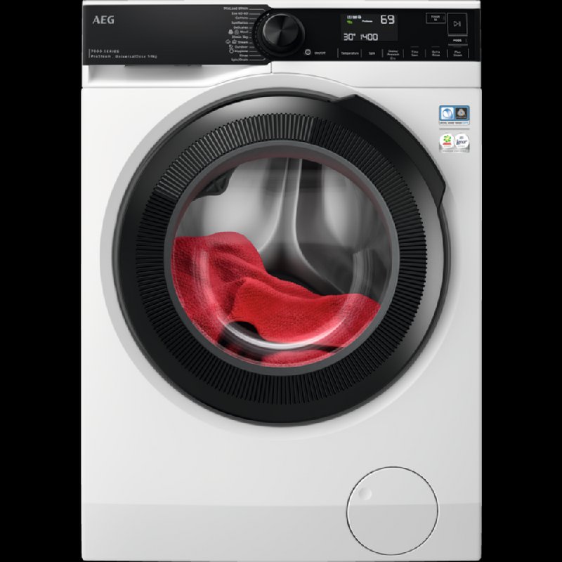 AEG LFR74944UD 7000 Series White Freestanding 9kg Washing Machine, 1400 RPM, A Energy Rating