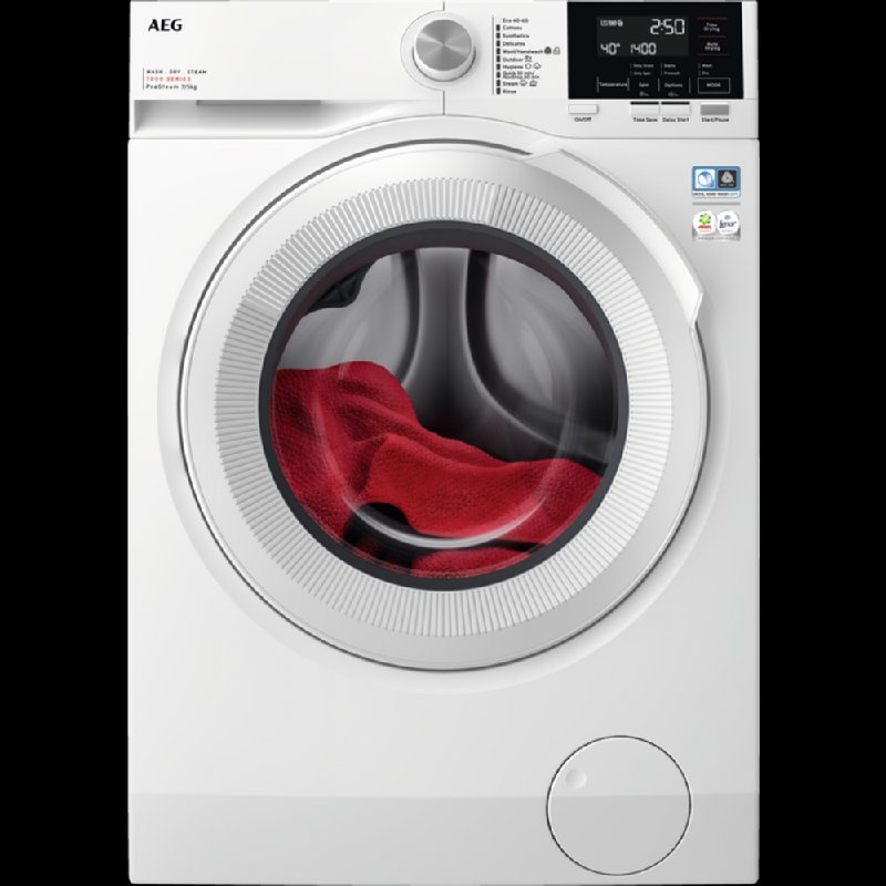 AEG LWR7175M2B ProSteam 7kg Wash 5kg Dry Washer Dryer in White