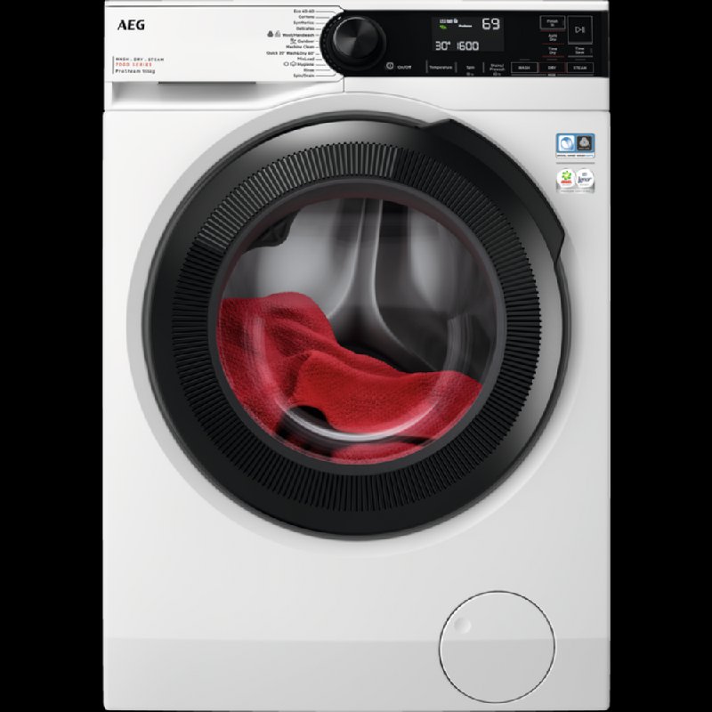 AEG LWR7496O4B 9kg/6kg Washer Dryer in White, 1600 RPM