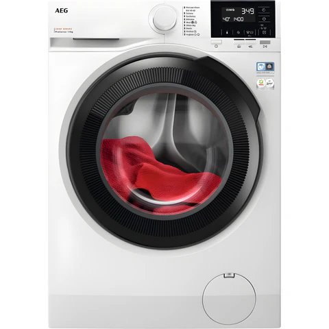 AEG 6000 Series LFR61944B 9kg White Freestanding Washing Machine - 1400 RPM