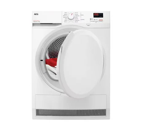 AEG 7000 Series 8KG Heat Pump Condenser Dryer in White
