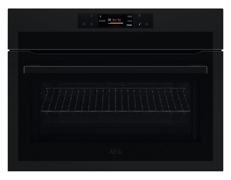 AEG KME768080T 8000 Series 42 Litre Built-In Combination Microwave Oven in Black