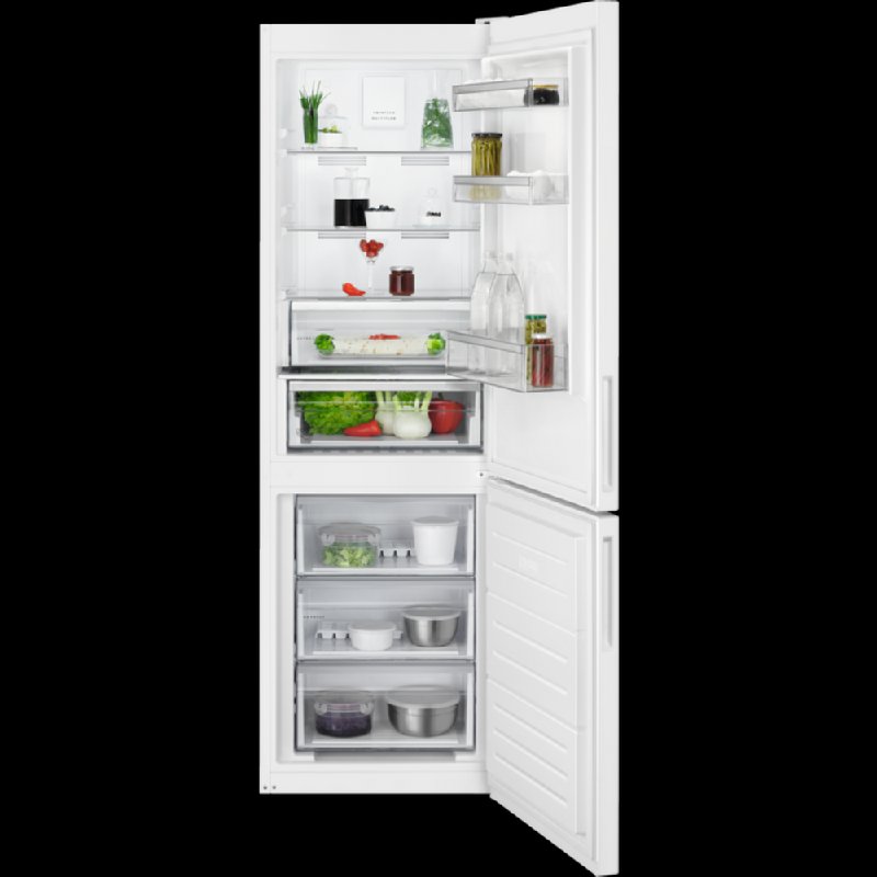 AEG RCB632E3MW White Freestanding 60/40 Frost Free Fridge Freezer
