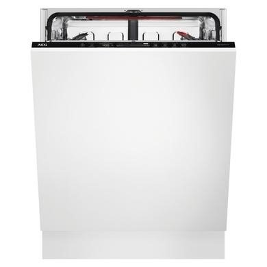 AEG Series 8000 SprayZone Integrated Dishwasher with Black Control Panel, 13 Place Settings