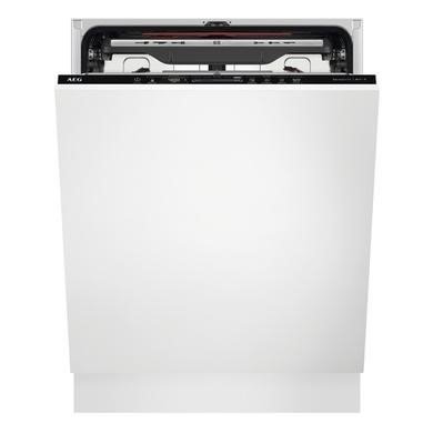 AEG Series 8000 SprayZone Integrated Dishwasher with Smart Wi-Fi, C-Rated, Black Control Panel
