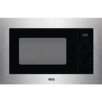 AEG 6000 Series 25L Built-In Microwave with 900W Power and 1000W Grill - Stainless Steel