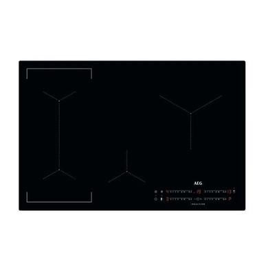 AEG 6000 Series 80cm Induction Hob with Bridge Zone, Black