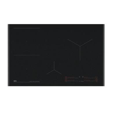 AEG 6000 Series 80cm 4 Zone Induction Hob with Bridge Zone in Black