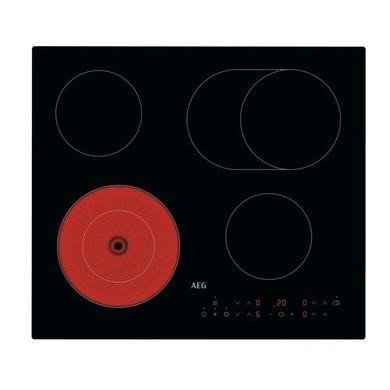 AEG 3000 Series HRX64360C 60cm 4-Zone Ceramic Hob in Black