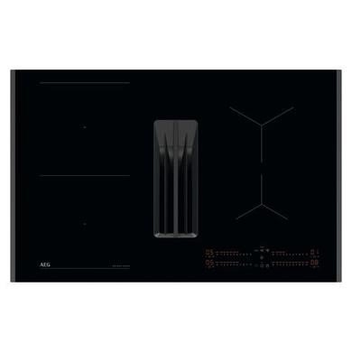 AEG 6000 Series 81cm 4 Zone Venting Induction Hob in Black