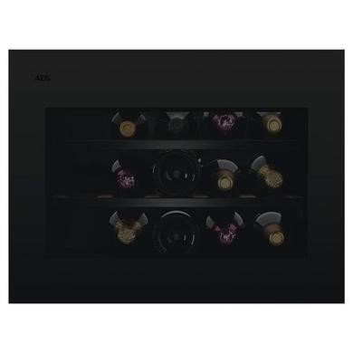 AEG 8000 Series 15 Bottle Single Zone Built-in Wine Cooler - Black