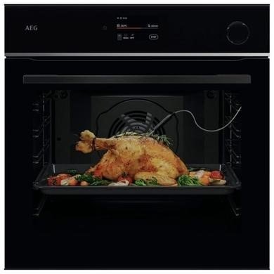 AEG 7000 Series TR7PB731SB SteamCrisp Electric Single Oven in Black