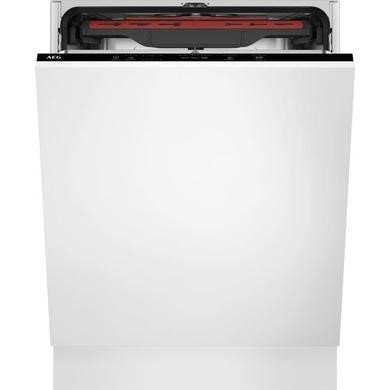 AEG Series 5000 FSB54907Z Integrated Dishwasher with AirDry Technology - 14 Place Settings - Black Control Panel