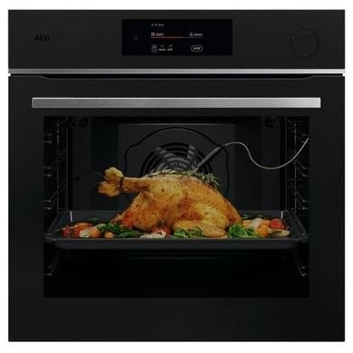 AEG 7000 Series TR7PB731ST SteamCrisp Electric Single Oven - Matt Black, 72L