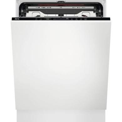 AEG Series 7000 GlassCare Integrated Dishwasher with Black Control Panel - Model FSE76747P
