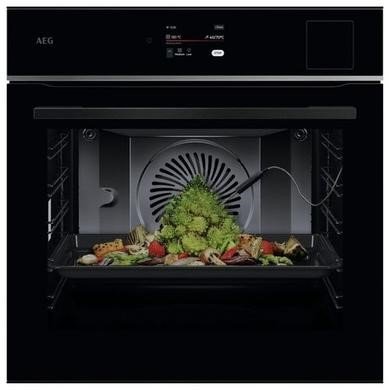 AEG 8000 Series TP8SB731AB MealAssist Electric Single Oven with SteamPro - Black, 70L
