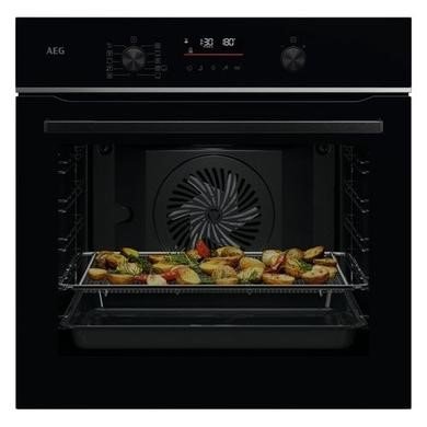 AEG 6000 Series TS6PB521AB SenseCook Electric Single Oven - Black, 71L