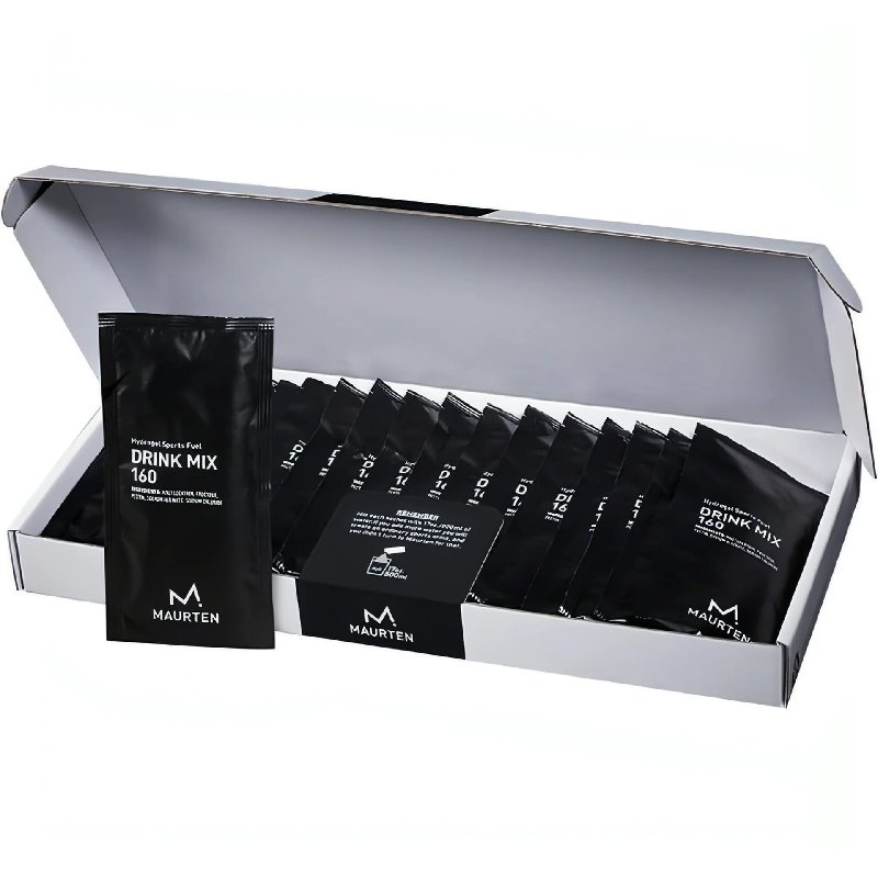 Maurten Energy Drink Mix 160 Box (18 Sachets) with Water Bottle