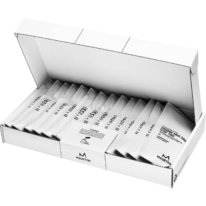 Maurten Drink Mix 320 CAF100 Box (14 Sachets) with Free Water Bottle
