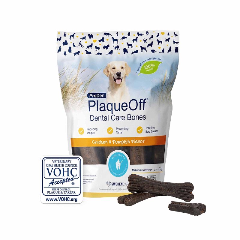ProDen PlaqueOff Dental Care Bones Chicken and Pumpkin 482g