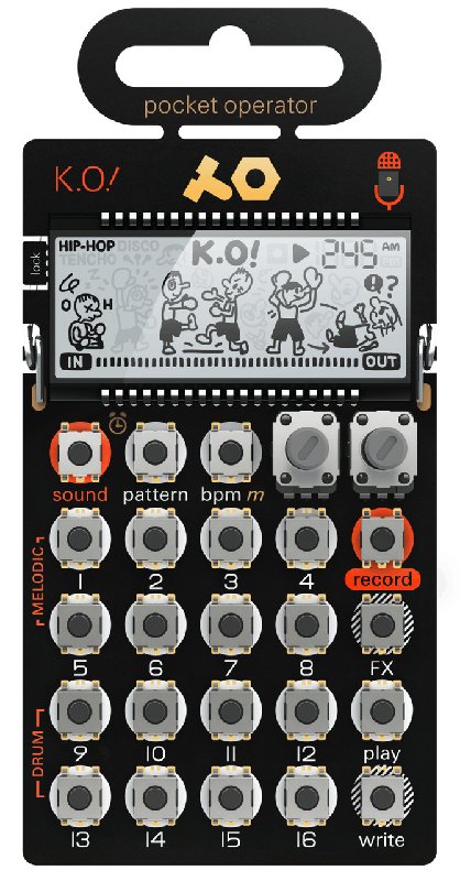 Teenage Engineering PO-33 K.O! Pocket Operator Micro Sampler