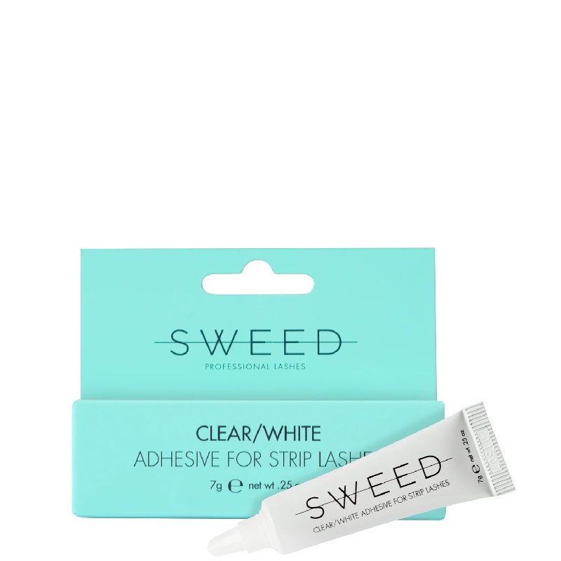 Sweed Adhesive for Strip Lashes 7g - Clear/White