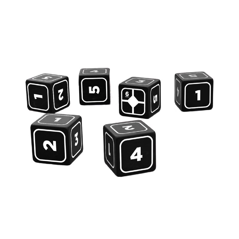 Asmodee Alien RPG Base Dice Set - 10 Engraved 16mm Dice