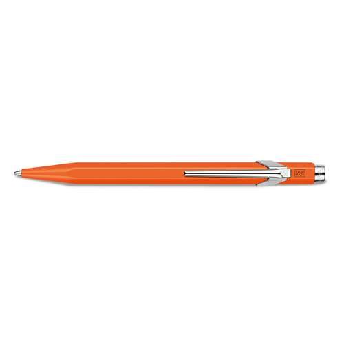 Caran D'ache 849 Fluorescent Ballpoint Pen - Orange Fluo