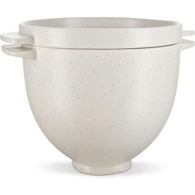 KitchenAid Bread Bowl with Baking Lid - Grey Speckle Ceramic, 4.7L