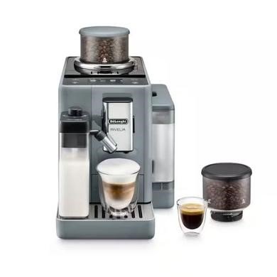 De'Longhi Rivelia EXAM440.55.G Pebble Grey Bean-to-Cup Coffee Machine with Milk Frother