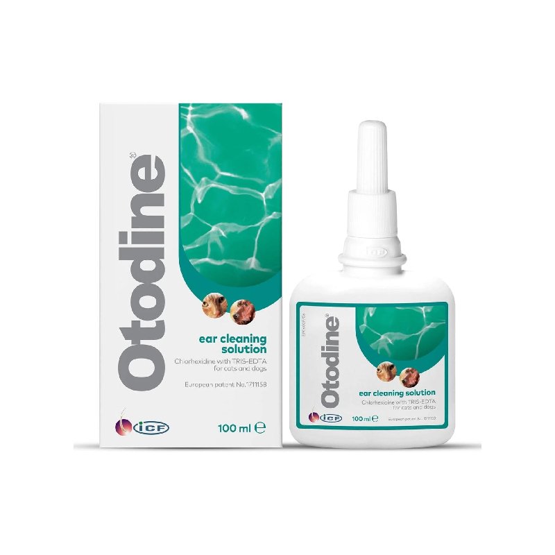 ICF Otodine Ear Cleaner Solution for Cats and Dogs - 100ml