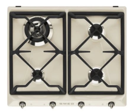 Smeg SR964PGH Victoria 60cm 4-Zone Gas Hob in Cream
