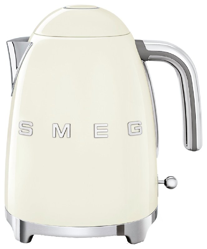 Smeg KLF03 50's Style Retro Kettle, 1.7 Litre Capacity, Cream