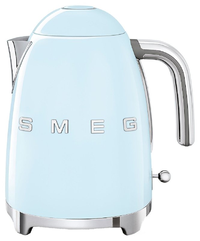 Smeg KLF03PBUK 50's Style Retro Kettle in Blue, 1.7 Litre Capacity