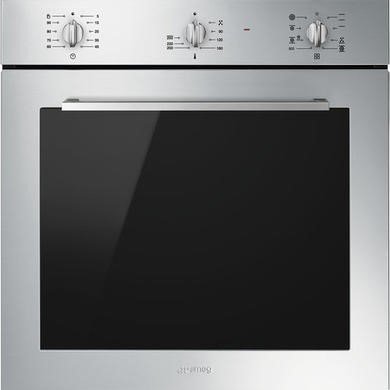 Smeg SF64M3TVX Cucina Single Oven - 70L Stainless Steel