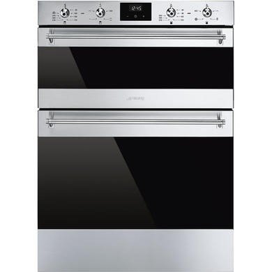 Smeg DUSF6300X Classic Built-Under Electric Double Oven in Stainless Steel