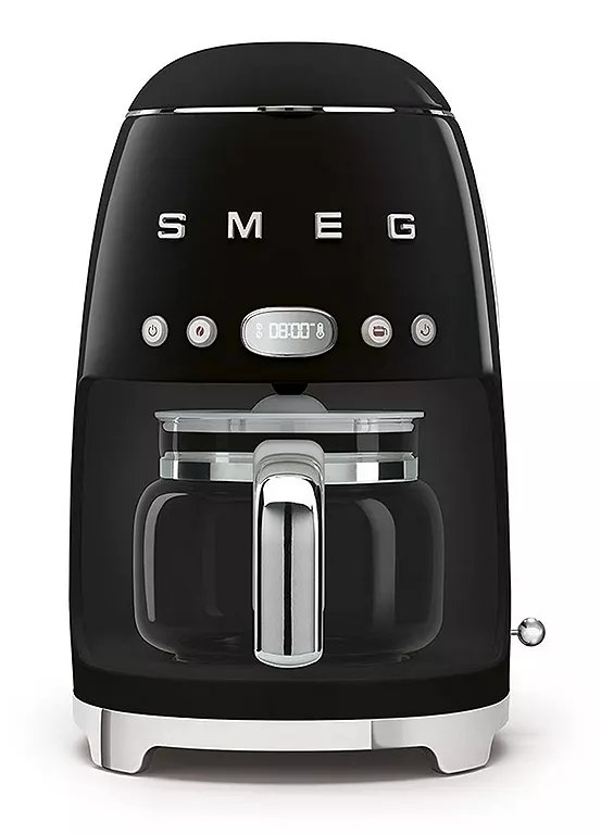 Smeg DCF02BLUK Retro Drip Filter Coffee Machine in Black