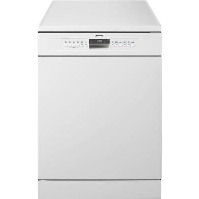 Smeg DF344BW Universal Freestanding Dishwasher, White, 13 Place Settings, B Rated