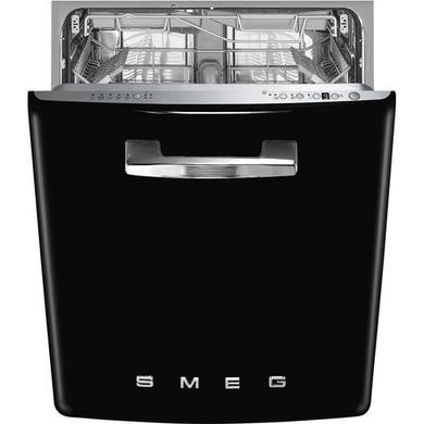 Smeg Retro Integrated Dishwasher in Black with B Energy Rating