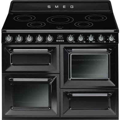 Smeg TR4110IBL2 110cm Electric Range Cooker with Triple Oven and Induction Hob in Black