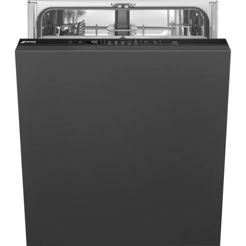 Smeg DI262D 13 Place Fully Integrated Dishwasher with Self-Cleaning, Black Control Panel