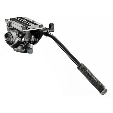Manfrotto MVH500AH Lightweight Fluid Tripod Video Head with Flat Base