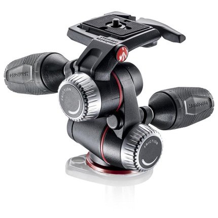 Manfrotto X-PRO 3-Way Tripod Head with Retractable Levers and Friction Control