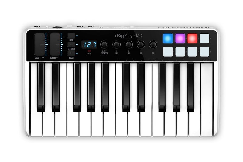 IK Multimedia iRig Keys I/O 25 Key MIDI Keyboard Controller with Audio Interface