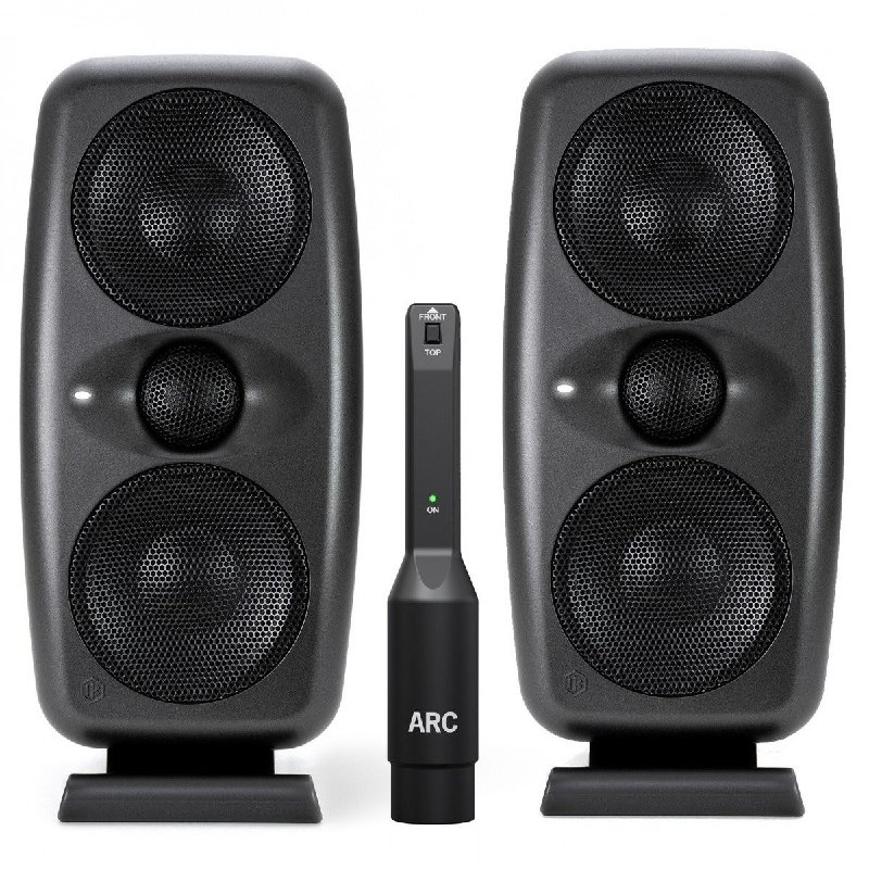 IK Multimedia iLoud MTM MKII Studio Monitor Speakers with ARC Microphone (Pair)
