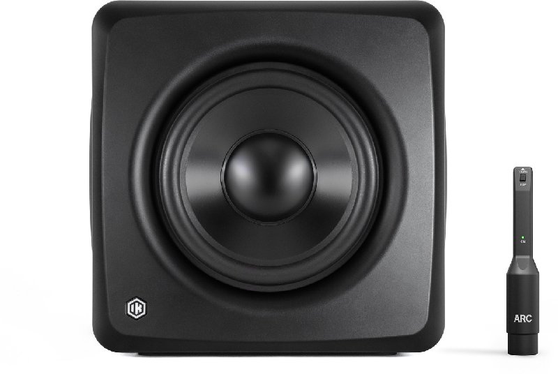 IK Multimedia iLoud Sub Compact Studio Subwoofer with ARC X Room Correction
