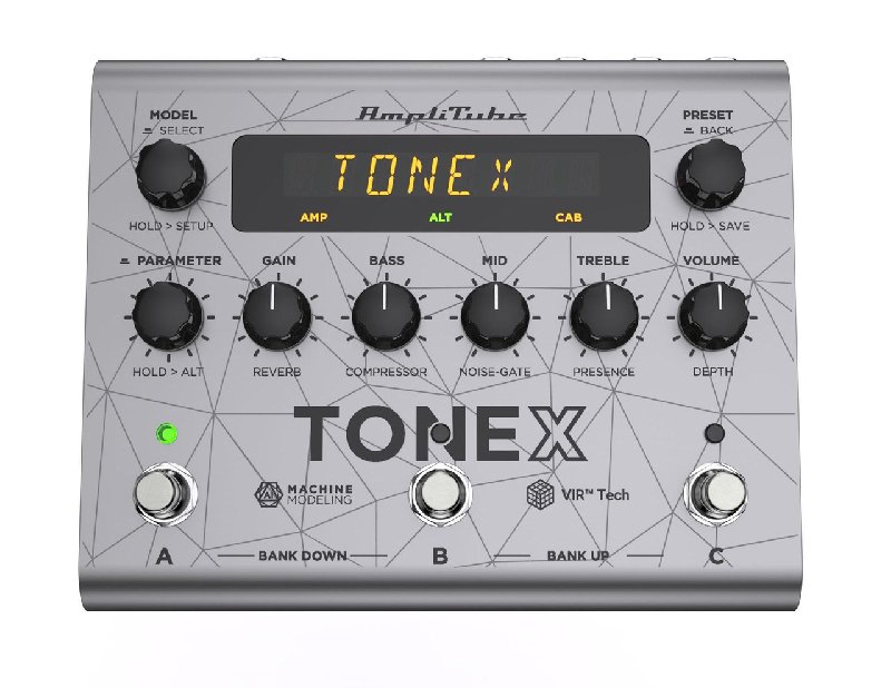 IK Multimedia TONEX Bass Edition Pedal in Silver