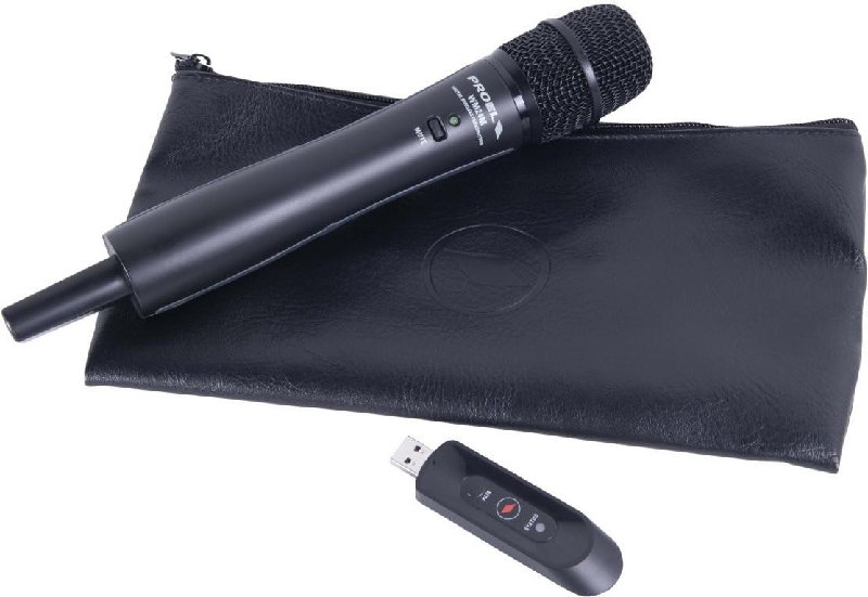 Proel U24H Wireless Handheld Microphone System with USB Receiver