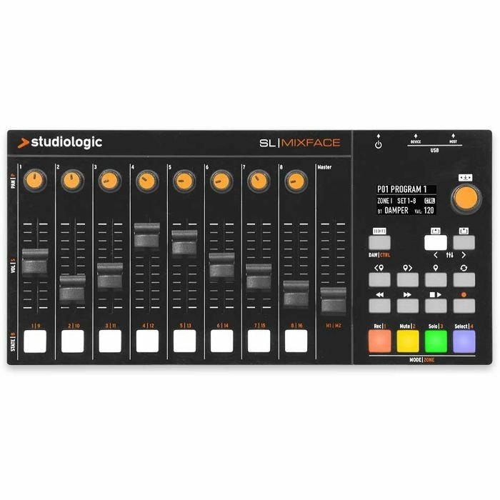 Studiologic SL Mixface DAW Controller with 8 Knobs, 9 Sliders, 8 Buttons and OLED Display