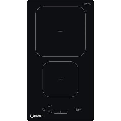 Indesit IS19Q30NE 30cm Black 2-Zone Domino Induction Hob